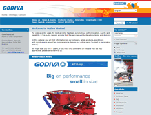 Tablet Screenshot of godiva.co.uk